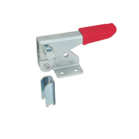 GN 851.1 Steel Vertical Latch Type Toggle Clamps, with Horizontal Mounting Base Material: ST - Steel<br />Type: T - Without U-bolt latch, with catch