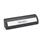 GN 430.1 Aluminum Ledge Handles, with Lettering Block Finish: SW - Black, RAL 9005, textured finish