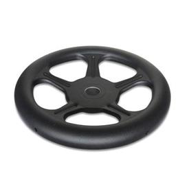 GN 228 Steel Sheet Metal Spoked Handwheels, without Handle Material: ST - Steel<br />Bore code: B - Without keyway<br />Type: A - Without handle