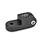 GN 273 Aluminum Swivel Clamp Connectors Finish: SW - Black, RAL 9005, textured finish