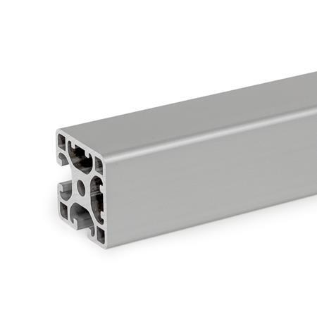 Perfiles de aluminio GN 11i: Sistema modular-i, con ranuras parcialmente cerradas, perfil tipo ligero