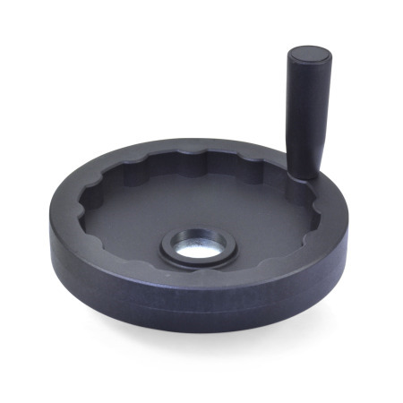 Solid Disk Handwheels  SHA: Plastic, with or without Revolving Handle