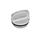 GN 441 Aluminum Threaded Plugs, with Finger Grip, Resistant up to 212 °F Identification no.: 1 - Without vent hole
Color: BL - Plain, tumbled finish