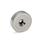 GN 58 Steel Pot Magnets, with Countersunk Hole Finish: ZB - Zinc plated