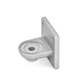GN 272 Bases de conexión para abrazaderas giratorias, de aluminio Tipo: IV - Con dentado interno<br />Acabado: BL - Acabado liso, Acabado granallado mate