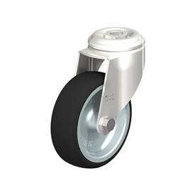  LKRXA-PATH Stainless Steel Swivel Casters, with Bolt Hole Mounting, Heavy Bracket Series Type: G - Plain bearing