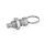 GN 717 Stainless Steel Indexing Plungers, Non Lock-Out, with Pull Ring / with Wire Loop Type: AK - With pull ring, with lock nut
Material: NI - Stainless steel