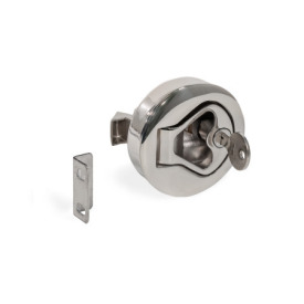 GN 449.5 Stainless Steel Snap Latches, with Gripping Tray, with and without Lock Type: SC - With lock