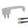 GN 422 Jaladeras en "U" para gabinete en zinc fundido a presión / con luz indicadora, con función de conmutación de potencia, con cable de PUR Tipo: LK - Luz indicadora LED, rojo / verde (bicolor) (sin función de interruptor)
Tipo: TK - Botón, con LED, rojo / verde (bicolor)
Tipo de conexión: S025 - Cable con enchufe, 0.25 m
Acabado: SR - Plateado, RAL 9006, acabado texturizado