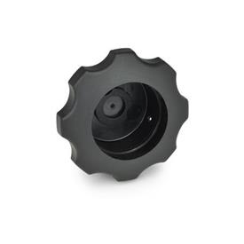 EN 577.9 Volants à bras en plastique pour indicateurs de position à entraînement positif GN 000.9 / GN 000.13 