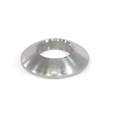 DIN 6319 Stainless Steel AISI 303 Spherical Washers, Seat or Dished Type Type: C - Spherical seat washer
Material: NI - Stainless steel