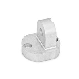 GN 485 Embases orientables aluminium Finition: MT - Finition mate au tonneau