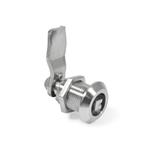 Stainless Steel Compression Cam Latches, with Operating Elements or Operation with Socket Key