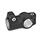 GN 192 Aluminum T-Angle Connector Clamps Finish: SW - Black, RAL 9005, textured finish