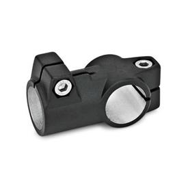 GN 192 Aluminum T-Angle Connector Clamps Finish: SW - Black, RAL 9005, textured finish