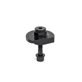 GN 918.2 Steel Clamping Cam Units, Downward Clamping, Screw from the Back Type: SKB - With hex<br />Clamping direction: L - By counter-clockwise rotation