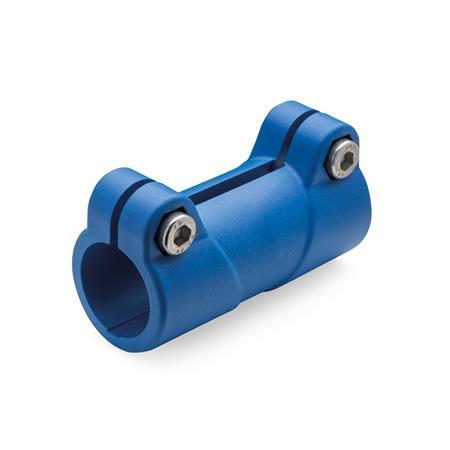 EN 242.9 Conexiones para tubos de plástico Color: VDB - Azul, RAL 5005, acabado mate