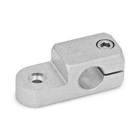 GN 482 Aluminum, Swivel Mounting Clamps Finish: MT - Matte, tumbled finish<br />Type: Q - Clamping bore transverse to the swivel axis