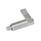 GN 721.6 Stainless Steel Cam Action Indexing Plungers, Lock-Out, with 180° Limit Stop Type: RA - Right hand limit stop