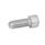 GN 606 Stainless Steel Socket Head Cap Screws, with Full / Flat / Serrated Ball Point End Type: BN - Flat ball