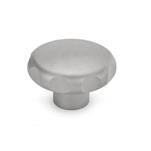 Stainless Steel AISI 316L Star Knobs, Blank Type