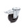 EN 22873 Steel Medium Duty Casters, Rubber Wheel Tread, Polypropylene Wheel Core, Light Version Bearing type: G - Friction bearing
Bracket type: RF - Swivel bracket with center hole, with total lock brake
Coding: L - Light version
Bracket material: ST - Steel sheet metal, zinc plated