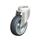  LKRXA-TPA Roulettes pivotantes en inox à usage léger, avec roues en caoutchouc thermoplastique et support de trou de boulon, série de supports pour usage intensif Type: G - Palier lisse