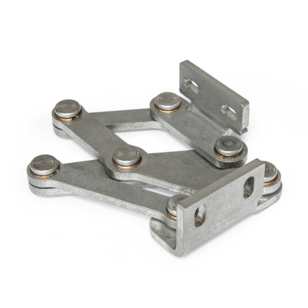 Multiple-Joint Hinges GN 7231: Stainless Steel, Concealed, with Opening Angle of 90°