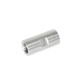 GN 480.8 Adaptateurs de filetage inox, filetage / filetage 