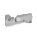 GN 286 Aluminum Swivel Clamp Connector Joints Type: S - Stepless adjustment
Finish: BL - Plain finish, Matte shot-blasted finish