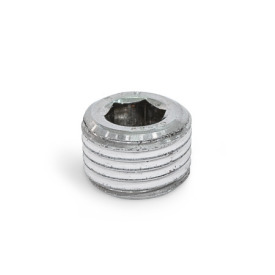 DIN 906 Stainless Steel Threaded Plugs, with Tapered Thread Material: A4 - Stainless steel<br />Type: GPC - With thread coating