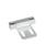 GN 4470 Zinc Die-Cast Magnetic Catches, with Rubberized Magnetic Surface Type: C1 - Magnetic surface side, with bore
Identification: L3 - With strike plate, L-profile, with slotted hole, extended
Finish: SR - Silver, RAL 9006, textured finish