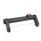 GN 332 Aluminum Tubular Handles, with Power Switching Function Finish: SW - Black, RAL 9005, textured finish
Type: T1 - With 1 button
Identification no.: 1 - Without emergency stop
Door opening: R - Right