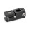 GN 474.2 Aluminum Rail Mounting Clamps, Splittable, with Cross / Parallel Bore Type: 
Finish: ELS - Anodized finish, black
