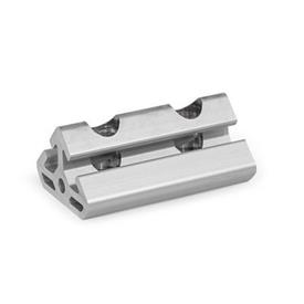 GN 32i Conectores angulares de aluminio, para perfiles de aluminio (sistema modular i), instalación simple y doble Bildvarianten: 60/80
