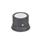 GN 726.2 Aluminum Knurled Control Knobs, Plain Bore or Collet Type Type: B - Neutral, without indicator point or scale
Identification no.: 1 - With set screw