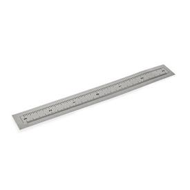 GN 711 Inch Size, Plastic or Stainless Steel Rulers, with Self-Adhesive Backing Material: KUS - Plastic<br />Type: S - Figures vertically arranged (Figure sequences U, M, O)<br />Figure sequences: M