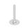 GN 40 Steel Leveling Feet, Tapped Socket or Threaded Stud Type Type (Base): A0 - Without rubber pad / cap
Version (Stud / Socket): S - Without nut, external hex at the bottom