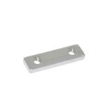 Stainless Steel Spacer Plates with Tapped Holes, for Hinges