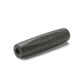EN 819 Technopolymer Plastic Cylindrical Handle, Ergostyle®, Softline, Press-On Type 