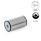 GN 6226 Separadores de acero inoxidable AISI 316L, diseño higiénico Tipo: A3 - Agujero pasante con rosca en ambos lados
Material del anillo de sellado: H - H-NBR