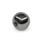  BK Steel or Brass Ball Knobs, Tapped Type Material: ST - Steel
