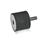 GN 451 Rubber Vibration Isolation Mounts, Cylindrical Type, with Stainless Steel Components Type: ES - With tapped hole / threaded stud