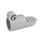 EN 276.9 Plastic Swivel Clamp Connectors Type: AV - With external serration
Color: GR - Gray, RAL 7040, matte finish