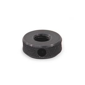  KN Steel Knurled Nuts 