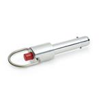 Stainless Steel Rapid Release Pins, with Pull Ring, with Steel Shank
