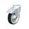 LER-PATH Steel Swivel Polyurethane Treaded Casters, with bolt hole fitting Type: K-FI - Ball bearing with stop-fix brake