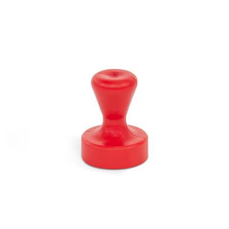 WESTCOTT 30mm Round Holding Magnets – Red, Pack Of 10, Strong Adhesive For Fridge, Whiteboard, Office - View #12