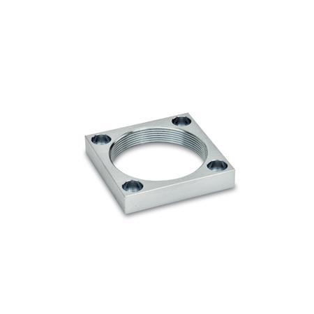 GN 876.1 Steel Threaded Flanges, for Pneumatic Swing Clamps GN 876 