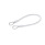 GN 111.2 Stainless Steel AISI 304 Retaining Cables, with Mounting Tabs or Loops Type: D - With 2 loops
Color: TR - Transparent